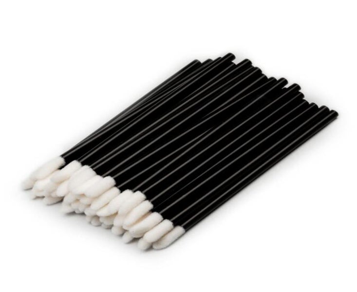 300pcs Disposable Lip Brush Lip Wands Gloss Lipstick Applicator Brushes Carousel 4