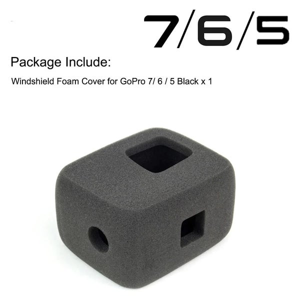 Windslayer Windshield Sponge Foam Case for GoPro Hero 12 11 10 9 or 8 or CHK29M Carousel 1