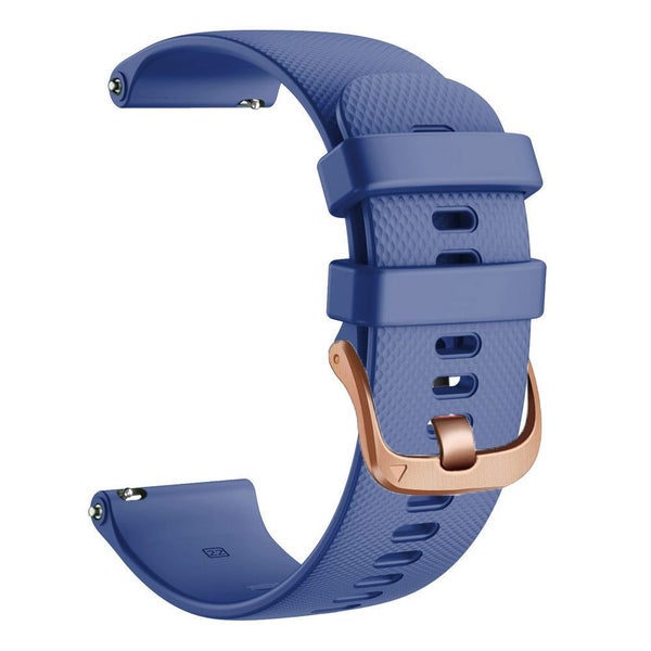 Google Pixel Watch compatible Silicone Watch Straps with Rose Gold Buckles Carousel 1