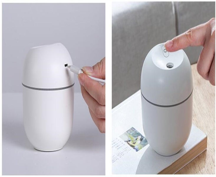 2X 220ml USB Small Air Humidifier Easter Egg Desktop Car Aromatherapy Sprayer Carousel 4