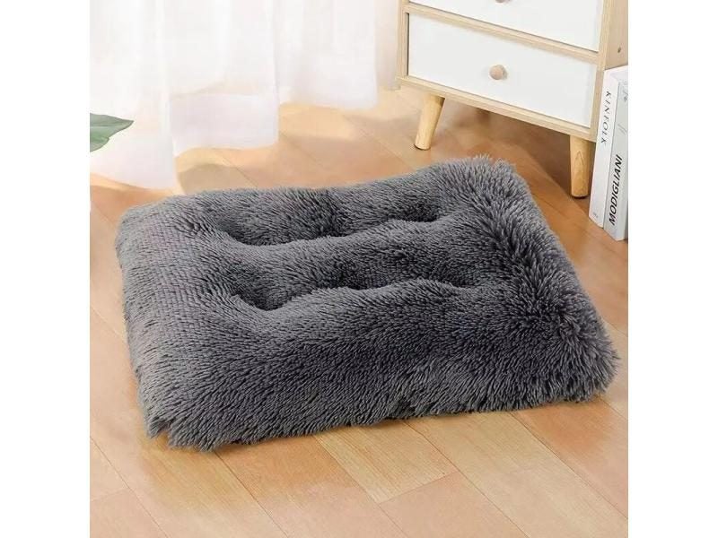 Large Dog Bed Washable Plush Pet Bed Anti Anxiety Warm Dog Cushion Sleeping Mat Carousel 1