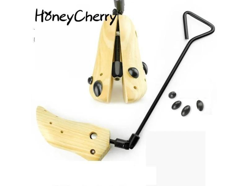 1 Piece Adjustable Shoe Stretcher Expanded Code Wood Support Device Boot Of Carousel 2