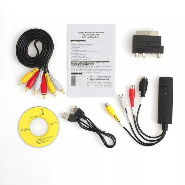 USB2.0 VHS To DVD Converter Convert Analog Video To Digital Format Audio CHK29M Carousel 2