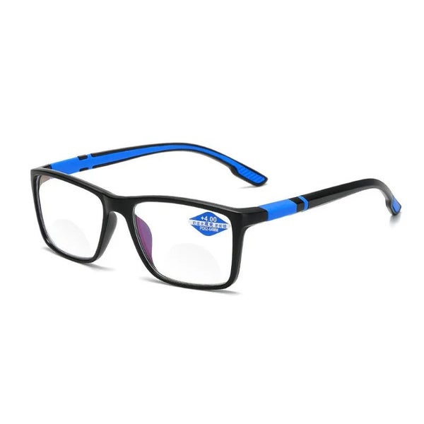Ultralight Anti-blue Light Bifocal Reading Glasses TR90 Sports Presbyopia CHK29M Carousel 1
