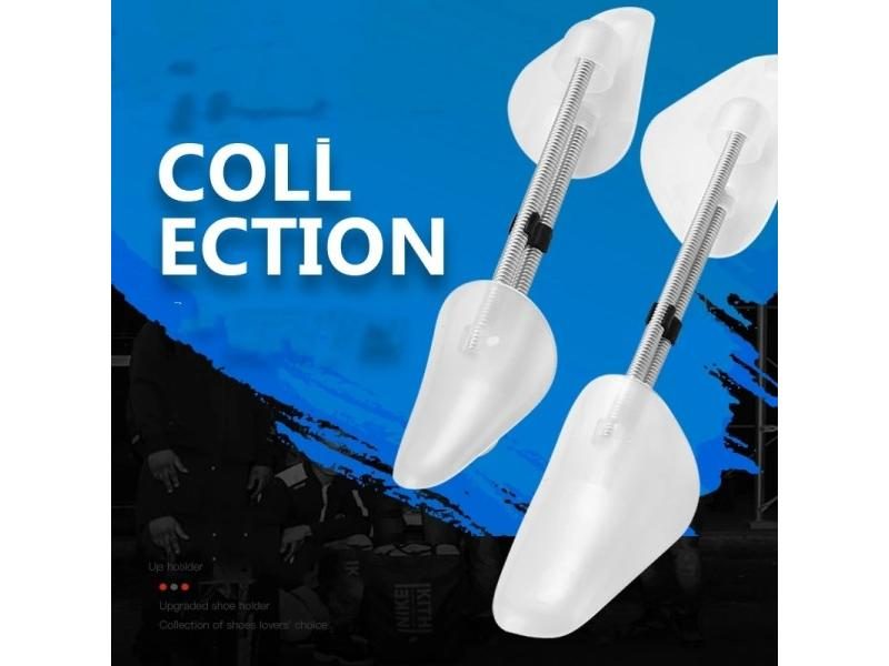 Household 1 Pairs Practical Plastic Shoe Trees Adjustable Length Men/Women Shoe Carousel 2