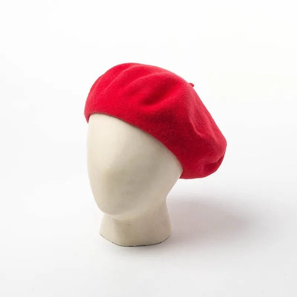 Men Women Military Army Soldier Hat Men Wool Beret Uniform Cap Spring Win CHK29M Carousel 1