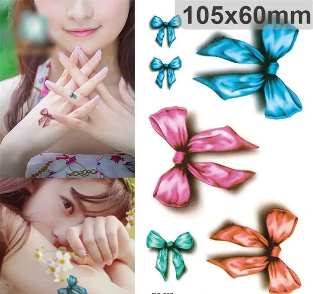 Body Art waterproof temporary tattoos paper 3d lovely Fox design small ar CHK29M62965460939267112