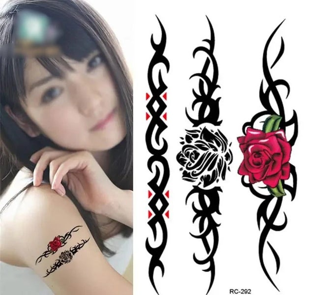 Body Art waterproof temporary tattoos paper 3d lovely Fox design small ar CHK29M Carousel 16