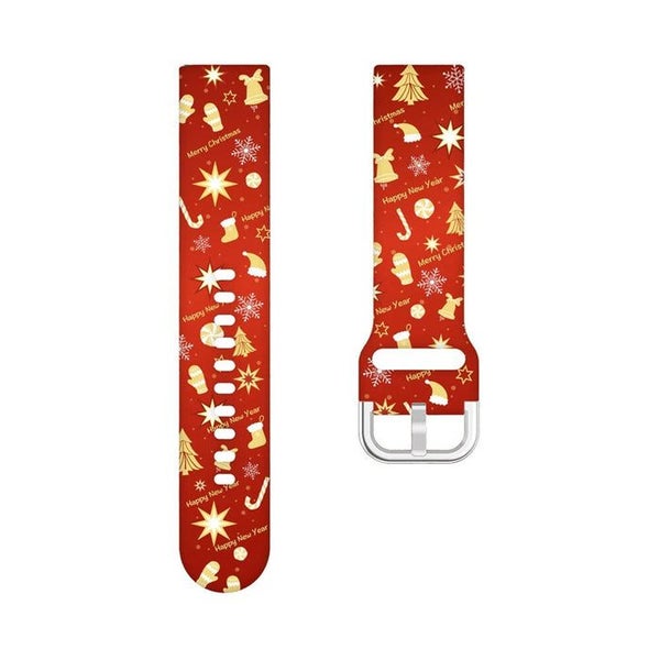 Christmas Watch Straps compatible with the Polar Ignite 3 Carousel 1