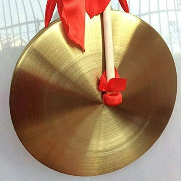 Diameter 15/22/32 cm Chinese Copper Gong Hand Gong Opera Percussion Instr CHK29M Carousel 13