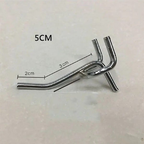 50PCS Board Pegboard Hooks Carbon Steel Pegs Garage Work Shop Storage Dis CHK29M Carousel 1