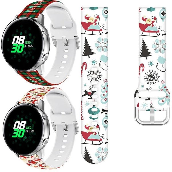 Christmas Watch Straps compatible with the Universal 18mm Straps Carousel 14