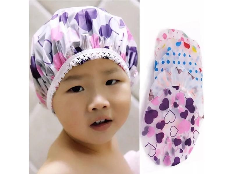Baby Shower Cap Baby Shampoo Cap Bathing Shower Cap Carousel 1