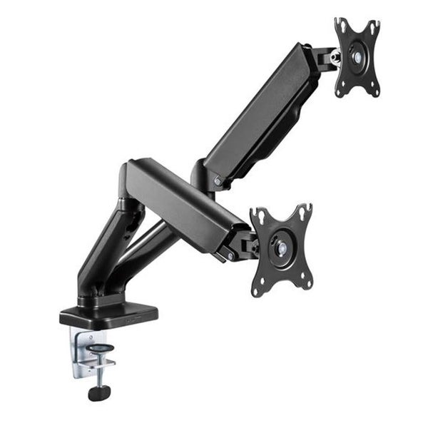 Brateck Elegant Dual 17"-32" Counter Balance Monitor Desk Mount. Carousel 1