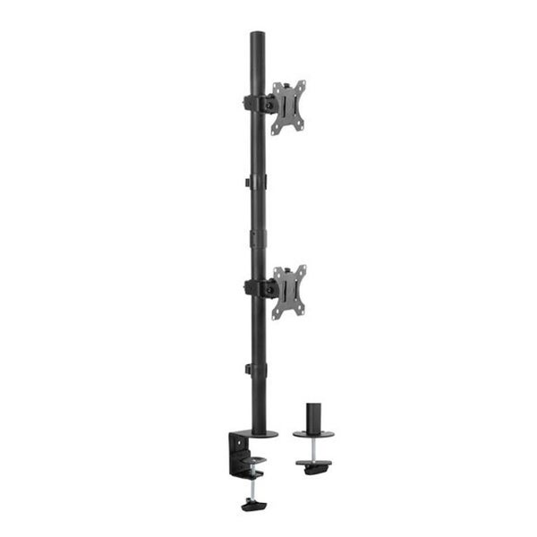 Brateck 13"-32" Dual Vertical Articulating Monitor Stand - Matte Carousel 1