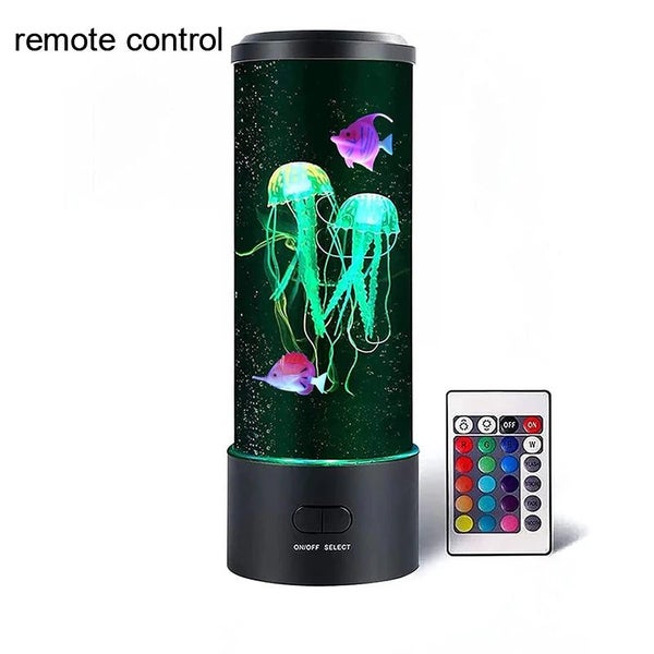 Creative Jellyfish Light Led Aquarium Night Light Multicolor Lighting Rem CHK29M Carousel 1