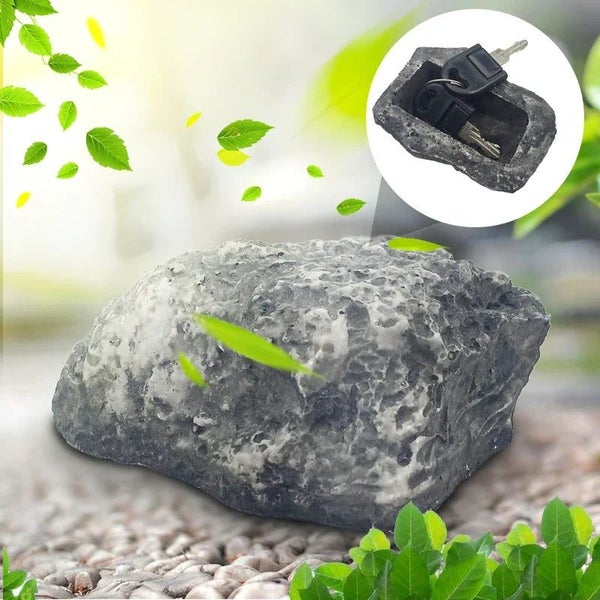 Outdoor Garden Key Box Rock Hidden Hide In Stone Security Safe Storage Hi CHK29M Carousel 1