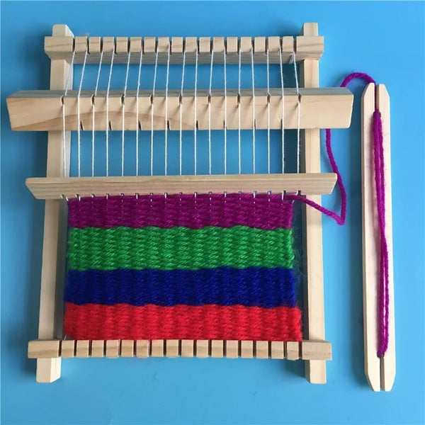 Wooden Weaving Loom Starter Kit Hand-Woven DIY Woven Set Household Tapest CHK29M Carousel 1