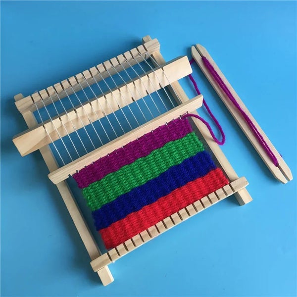 Wooden Weaving Loom Starter Kit Hand-Woven DIY Woven Set Household Tapest CHK29M Carousel 2