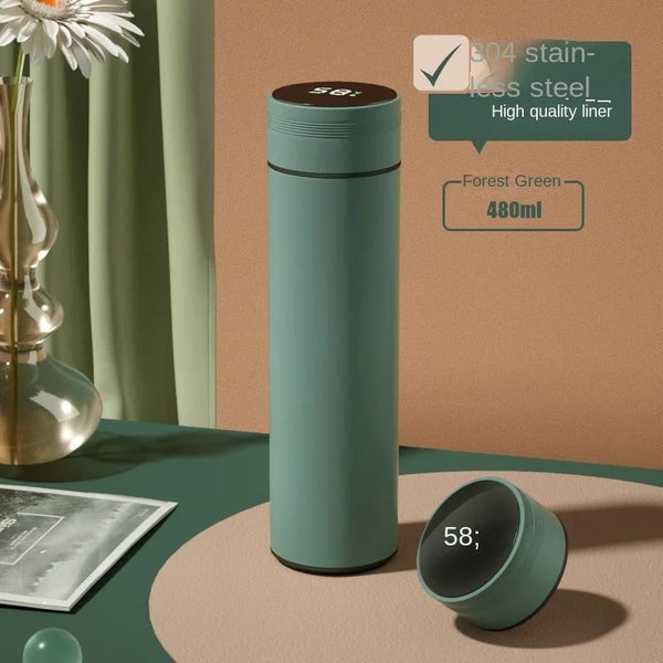 500ml Smart Water Bottle Stainless Steel Thermos Temperature Display Leak CHK29M Carousel 15