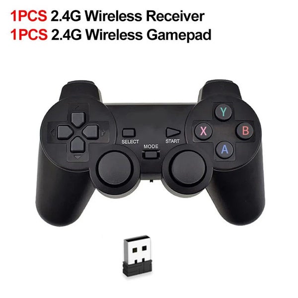 2 PCS 2.4Ghz Wireless Gamepad No Delay Game Controller USB Joystick For P CHK29M Carousel 2