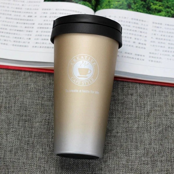 500ml Portable Coffee Mugs Vacuum Stainless Steel Coffee Cup Hot Insulati CHK29M Carousel 2