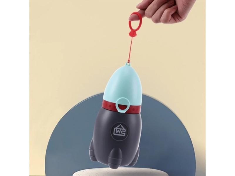 Baby Outgoing Urinal Pot Rocket Shape Kid Portable Urine Toilet Potty Tour Boy Carousel 2