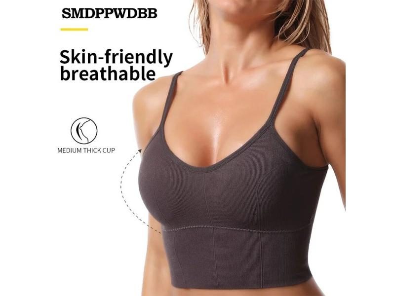 Women's Crop Top Tank Seamless Underwear Padded Camisole Lingerie Carousel 2