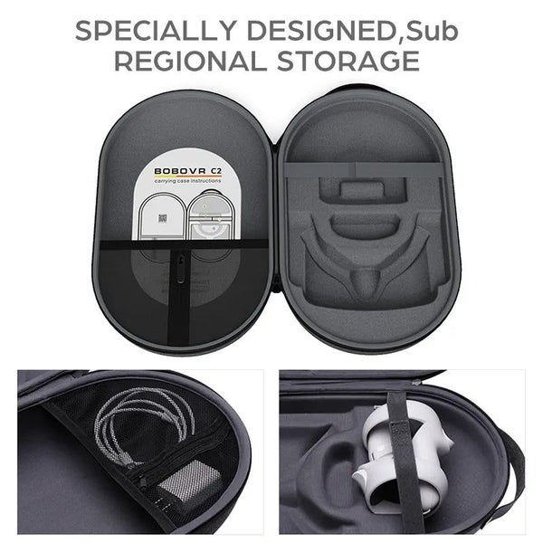 BOBOVR C2 Carrying Case Compatible with Meta Quest 2 Compatible with Pico CHK29M Carousel 11