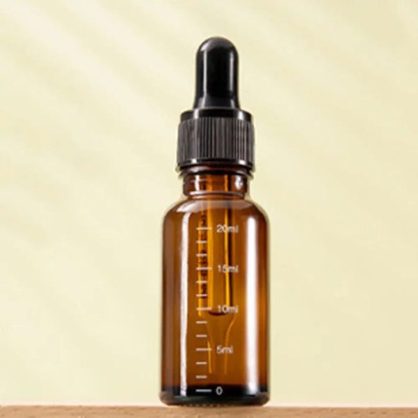 Dropper Bottles with Scale 5ml-100ml Reagent Eye Drop Amber Glass Aromath CHK29M Carousel 15