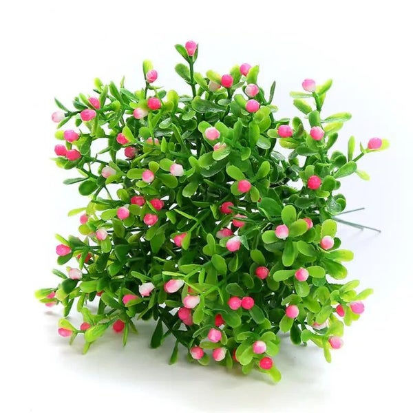 Plastic Artificial Shrubs Artificial Plant Flower Greenery For House Outd CHK29M Carousel 2