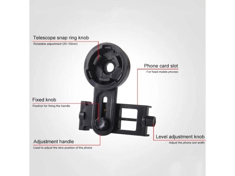 Mini Zoom Telescope Clip Camera For Cell Phone 0 6 Inch 22 48mm Vision Carousel 1