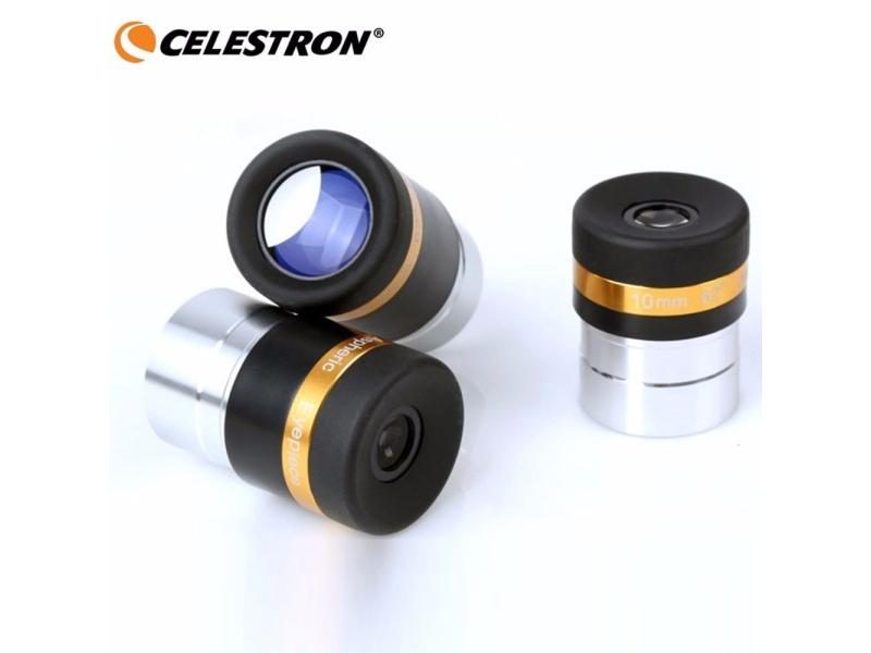 Celestron 4 10 23mm Aspheric Eyepiece Telescope Lens 1.25" 62° HD Wide Angle Carousel 2