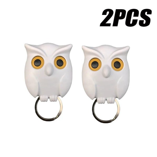 Hooks Owl Magnetic Key Hook Auto Blinking Cute Hooks No Punch Storage Ho CHK29M Carousel 13