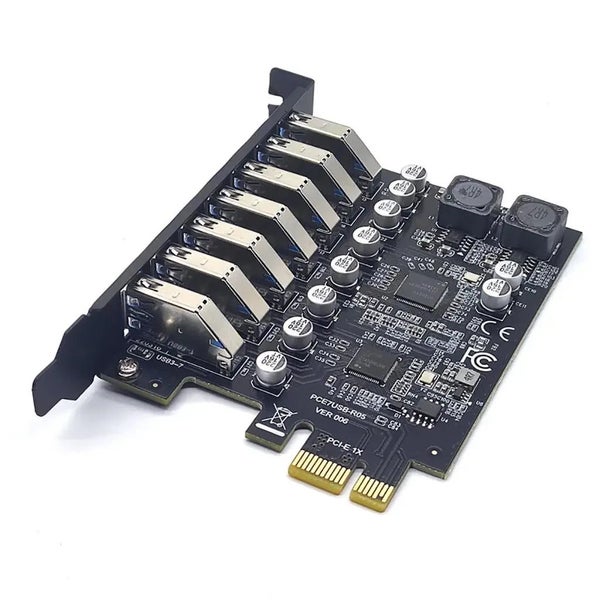 USB3.2 GEN1 19PIN PCI-E 1X Adapter PCI Express to 7 ports USB 3.2 Expansi CHK29M Carousel 1