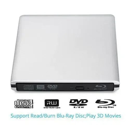 UHD 4K Blu-Ray Burner USB3.0 External Optical DVD Drive Recorder BD-RE/RO CHK29M Carousel 10