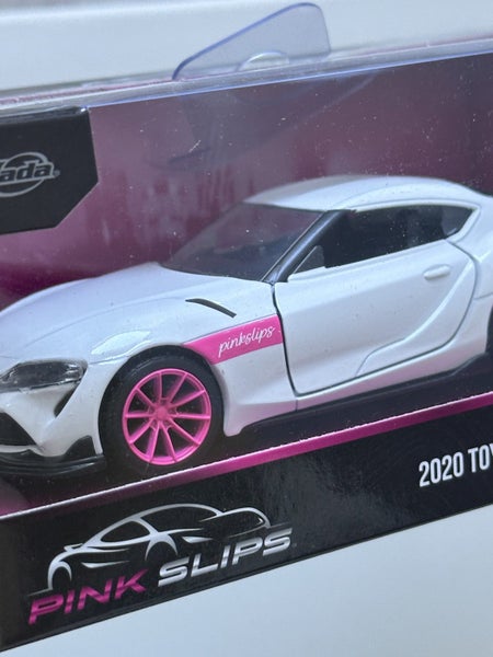JADA DIECAST CARS - 2020 TOYOTA GR SUPRA - PINK SLIPS 1/32 SCALE Carousel 2