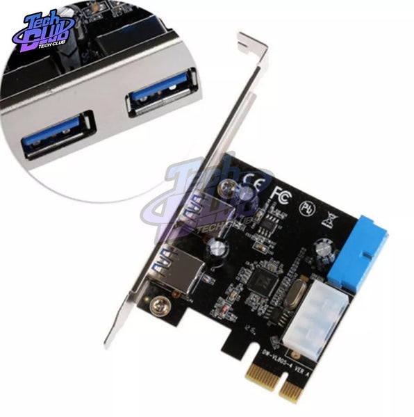 High Quality USB 3.0 PCI-E Expansion Card Adapter External 2 Port USB3.0 CHK29M Carousel 1