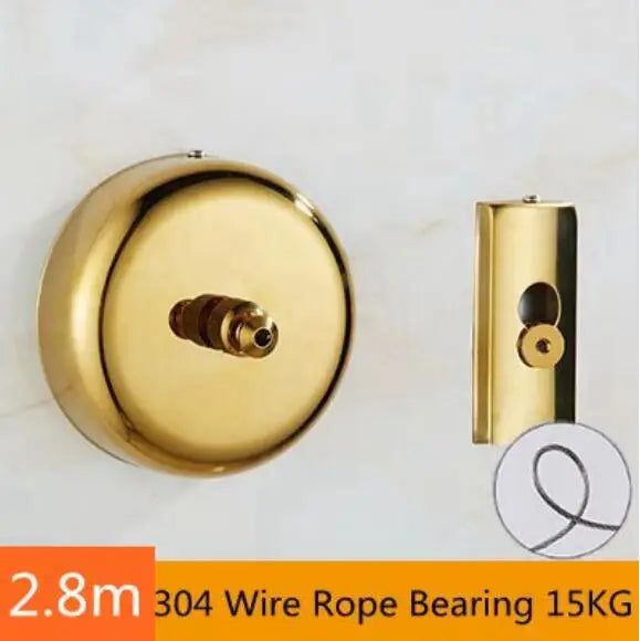 304 stainless steel clothes drying line high quality chrome or gold plati CHK29M Carousel 13