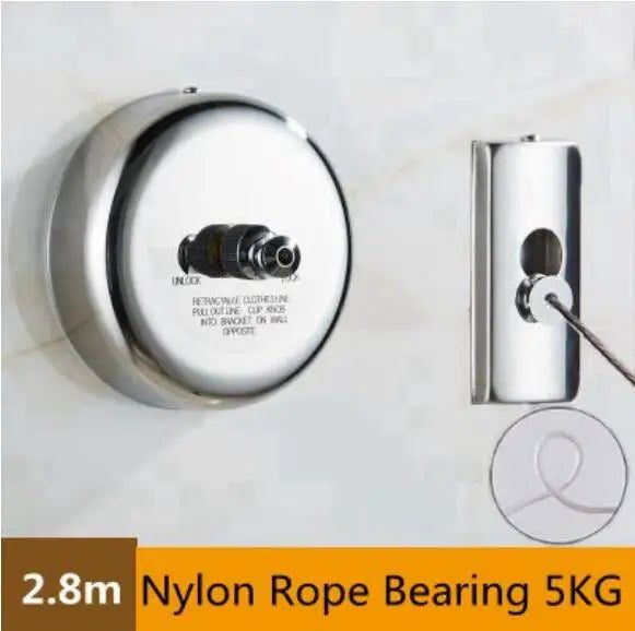 304 stainless steel clothes drying line high quality chrome or gold plati CHK29M Carousel 2
