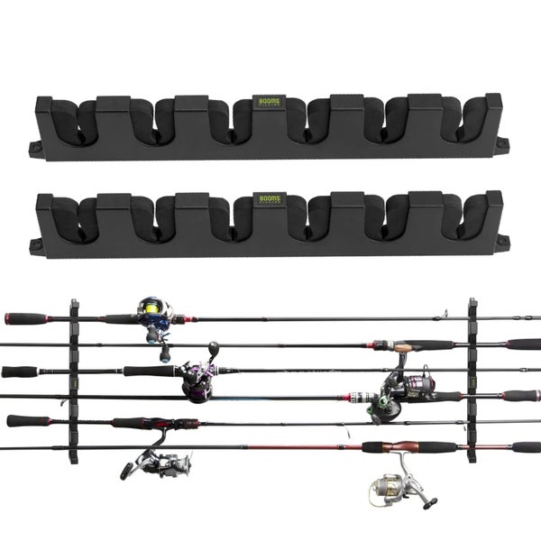 Booms Fishing WV5 Horizontal 6-Rod Rack Fishing Rod Holder Pole Storage T CHK29M Carousel 2