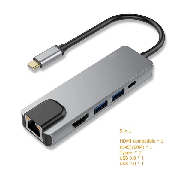 Rankman USB Type C Hub to RJ45 4K HDTV VGA SD TF USB 3.0 2.0 PD Docking f CHK29M Carousel 15