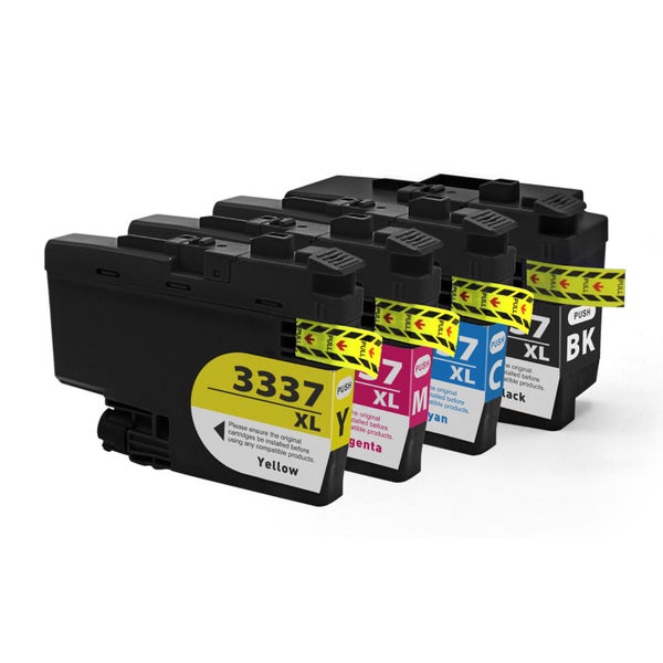Brother Comp. Ink Cartridges LC3337 LC3337XL Set for MFC-J6945DW J5945DW etc Carousel 1