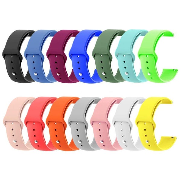 Silicone Button Style Watch Straps Compatible with Spacetalk Adventurer 2 Carousel 1