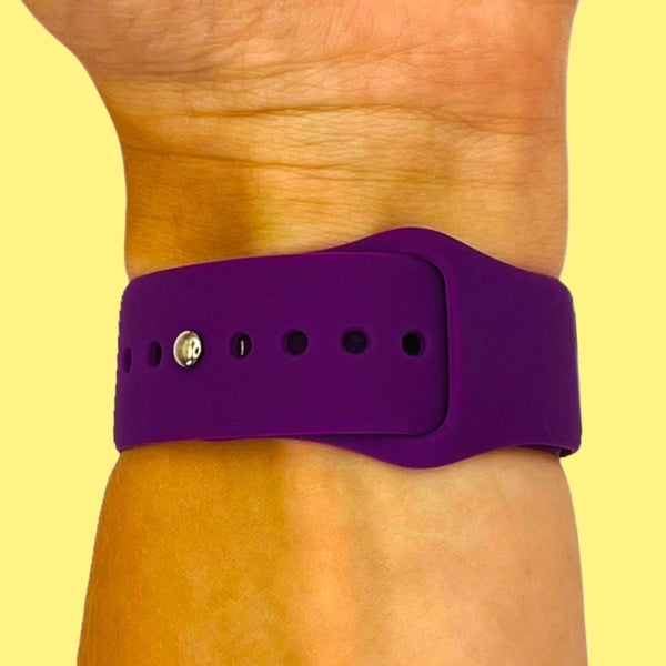 Silicone Button Style Watch Straps Compatible with Spacetalk Adventurer 2 Carousel 2