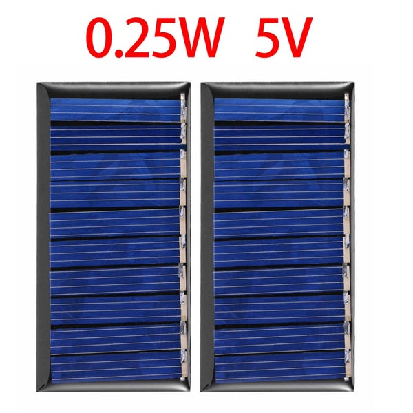 5W Solar Battery Charger Panel Polycrystalline Solar Cell Plate for Outdo CHK29M Carousel 14