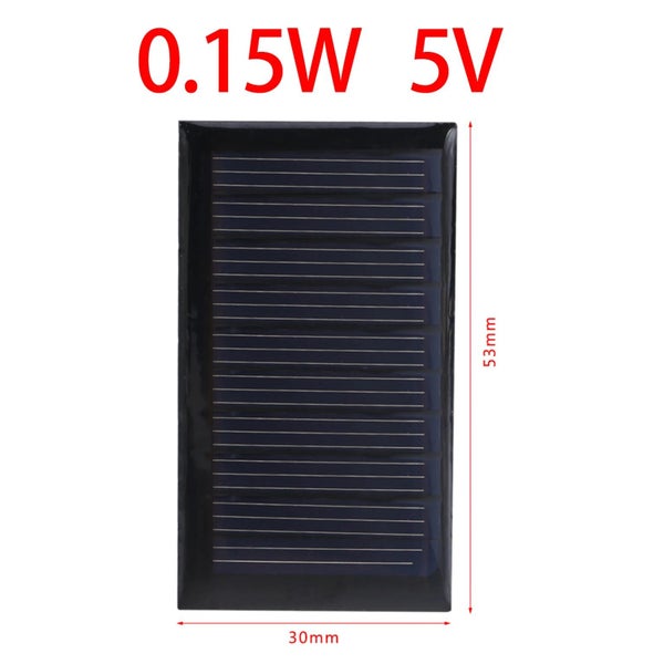 5W Solar Battery Charger Panel Polycrystalline Solar Cell Plate for Outdo CHK29M Carousel 2