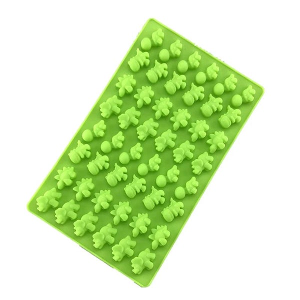 1PC 48 Little Dinosaur Silicone Cake Mold Chocolate Mold Drip Glue Biscui CHK29M Carousel 2