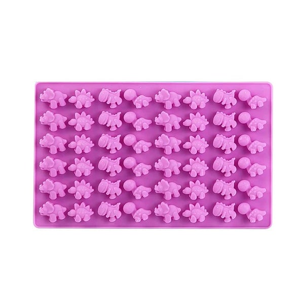 1PC 48 Little Dinosaur Silicone Cake Mold Chocolate Mold Drip Glue Biscui CHK29M Carousel 1