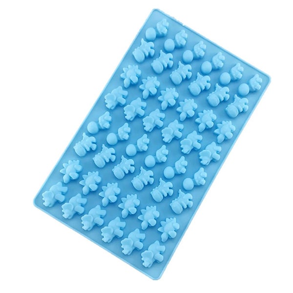 1PC 48 Little Dinosaur Silicone Cake Mold Chocolate Mold Drip Glue Biscui CHK29M Carousel 15